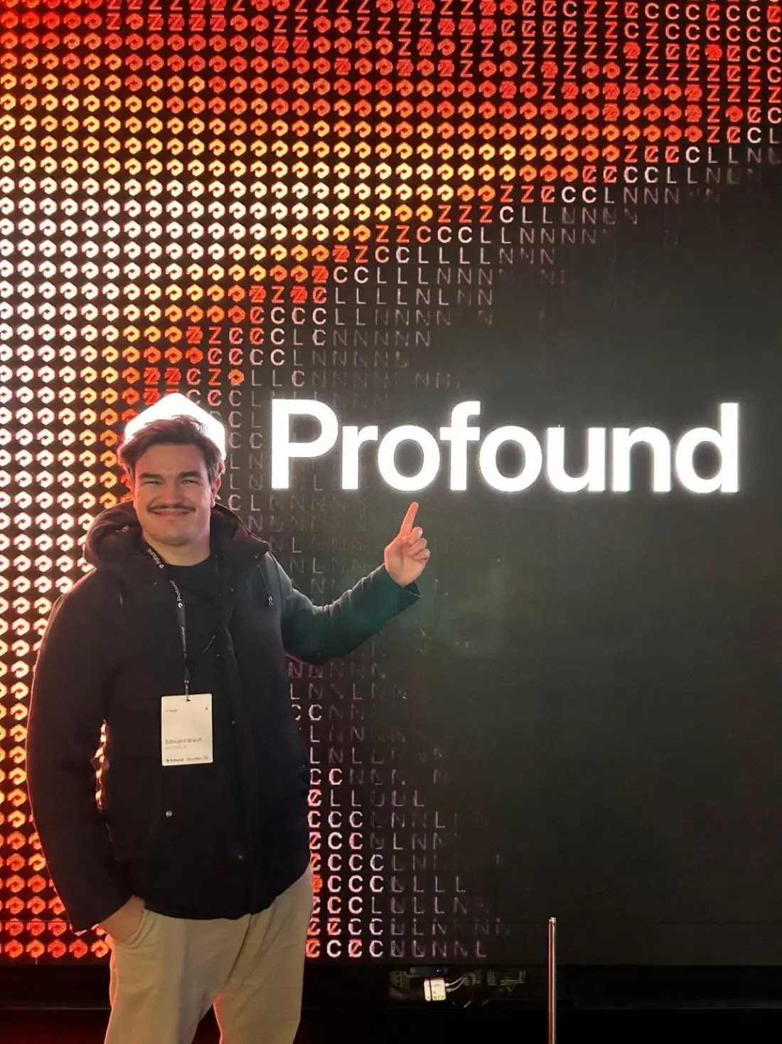 Édouard Brault, Archipel co-founder, at Profound’s Zero Click conference in London